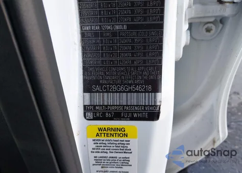 2016 Land Rover Discovery Sport Hse Lux from USA, damaged, VIN SALCT2BG6GH546218